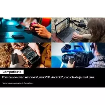 SAMSUNG SSD Externe T9 1 To MU-PG1T0B/EU SAMSUNG SSD Externe T9 1 To MU-PG1T0B/EU