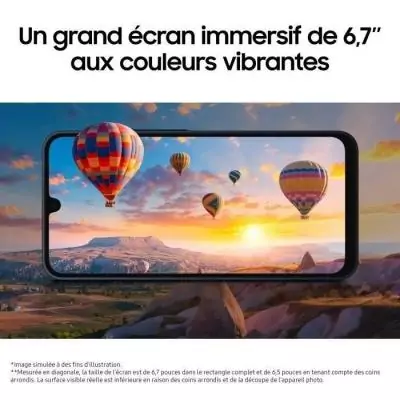 Samsung Galaxy A16 5G 128Go Bleu nuit: Performances rapides et stockage généreux