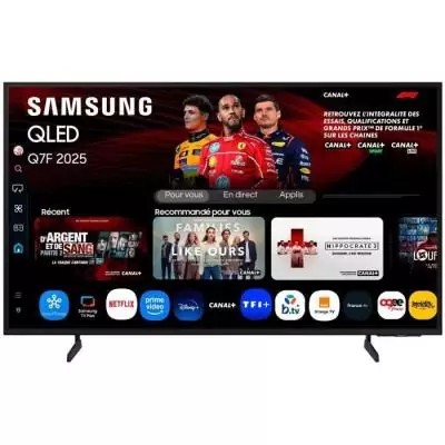 Samsung 75Q7F: TV QLED 75 pouces (190 cm) 4K UHD HDR10+ Smart TV - Gaming Hub - WiFi Samsung 75Q7F: TV QLED 75 pouces (190 cm) 4K UHD HDR10+ Smart TV - Gaming Hub - WiFi