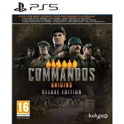 Découvrez Commandos : Origins en édition deluxe pour PS5 Découvrez Commandos : Origins en édition deluxe pour PS5