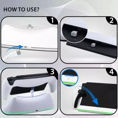 Station de recharge - SUBSONIC - Chargeur PS Portal a LED - Support avec LED RVB - Accessoire PS Portal Station de recharge - SUBSONIC - Chargeur PS Portal a LED - Support avec LED RVB - Accessoire PS Portal