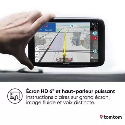 TomTom - GO Superior 6 - GPS Voiture - 6 pouces -TomTom Traffic - 2 ans de services Premium inlcus - Carte Monde