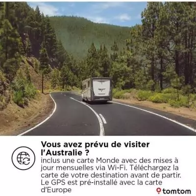 TomTom - GO Camper Max 2eme génération - GPS Camping-car, caravanes et voiture - 7 pouces - Points d'intérets dédiés - Cart TomTom - GO Camper Max 2eme génération - GPS Camping-car, caravanes et voiture - 7 pouces - Points d'intérets dédiés - Cart