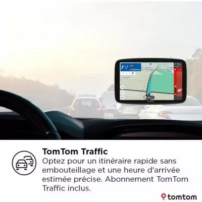 TomTom - GO Navigator 7 - GPS Voiture - 7 pouces - TomTom Traffic - Fixation Magnétique - Carte Europe TomTom - GO Navigator 7 - GPS Voiture - 7 pouces - TomTom Traffic - Fixation Magnétique - Carte Europe