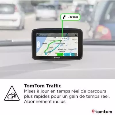 TomTom - GO Classic 6 2eme Génération - GPS Voiture - 6 pouces - TomTom Traffic - Guidage sur changement de voie - Carte Europ TomTom - GO Classic 6 2eme Génération - GPS Voiture - 6 pouces - TomTom Traffic - Guidage sur changement de voie - Carte Europ