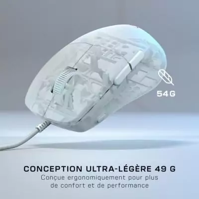 Souris de jeu ultra légère sans fil - TURTLE BEACH Pure SEL Blanche