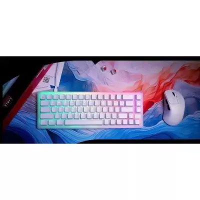 Clavier de jeu mécanique compact CHERRY XTRFY K5V2 - Blanc - 65&nbsp;%