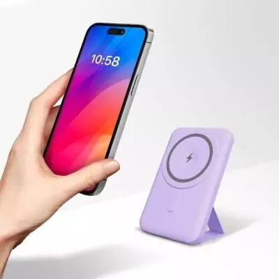 Batterie Externe MagSafe 5 000 mAh par YENKEE - Recharge sans fil