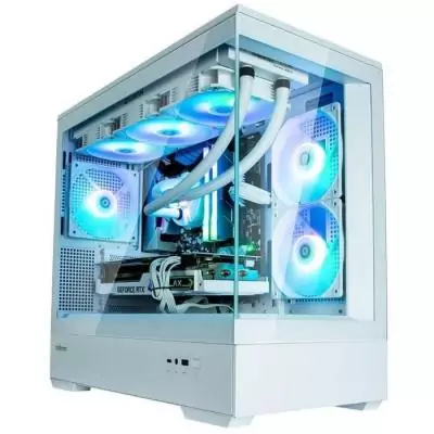 Boitier PC sans alimentation - ZALMAN P30 (Blanc) - Mini tour - Micro-ATX - 3x120mm LED A-RGB Boitier PC sans alimentation - ZALMAN P30 (Blanc) - Mini tour - Micro-ATX - 3x120mm LED A-RGB