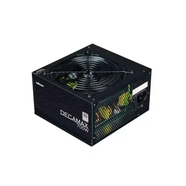 Alimentation PC - ZALMAN - DecaMax 700W - 80Plus - Non modulaire - Ventilateur 120mm - Noir