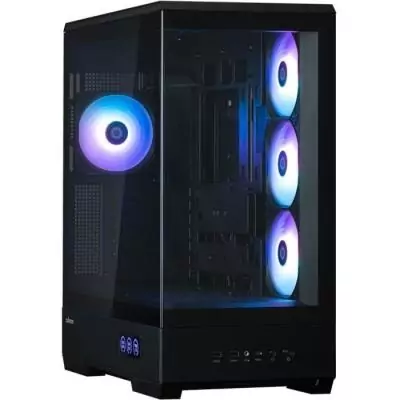 Boîtier PC - ZALMAN - P50 DS - Moyen tour - ATX - Noir - Verre trempé - USB-C et A-RGB Boîtier PC - ZALMAN - P50 DS - Moyen tour - ATX - Noir - Verre trempé - USB-C et A-RGB