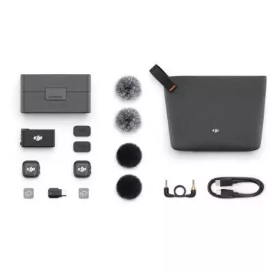 Kit micro sans fil - DJI - Mic 3 - 2 émetteurs (TX) - 1 récepteur (RX) - Recharge rapide Kit micro sans fil - DJI - Mic 3 - 2 émetteurs (TX) - 1 récepteur (RX) - Recharge rapide
