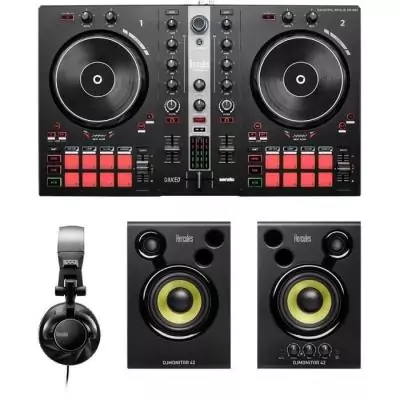 HERCULES DJ ESSENTIALS KIT - DJ Control Inpulse + Enceintes DJ Monitor 32 + Casques HDP DJ60 HERCULES DJ ESSENTIALS KIT - DJ Control Inpulse + Enceintes DJ Monitor 32 + Casques HDP DJ60