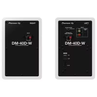 Enceintes de monitoring - PIONEER DJ - DM-40D - Bass Reflex - 2x19W - Blanc