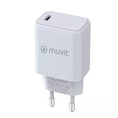 Chargeur mural Muvit MCACC0014 Blanc 30 W Chargeur mural Muvit MCACC0014 Blanc 30 W