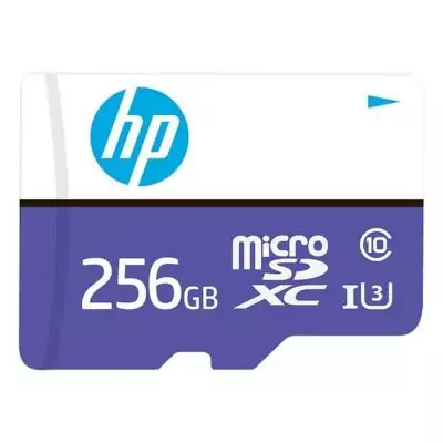 Carte Mémoire Micro SD HP HFUD 256 GB avec Adaptateur - Grande Capacité pour Stockage