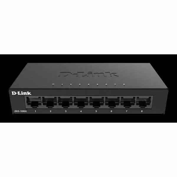 Switch D-Link DGS-108GL Noir