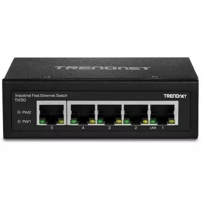 Switch Trendnet TI-E50 RJ-45 x 5 Noir - Compact et Puissant, Idéal pour Réseaux Domestiques