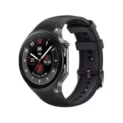 Montre intelligente OnePlus Watch 2 Noir Acier - Suivi de poids batterie 0.5 - Design élégant