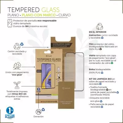 Protégez votre téléphone avec le Film Protecteur Muvit for Change - Ultra résistant - Facile à appliquer