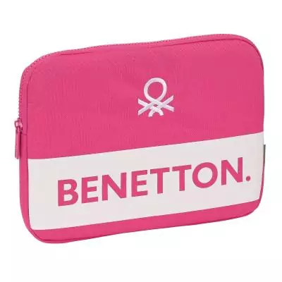 Housse d'ordinateur portable Benetton Raspberry Fuchsia 31 x 23 x 2 cm - Protection stylée et pratique