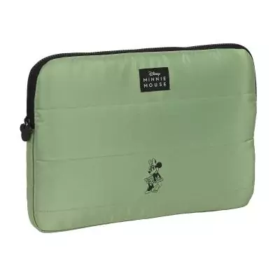 Housse Ordinateur Portable Minnie Mouse Mint shadow Vert Militaire 34 x 25 x 2 cm - Légère et Protège votre PC