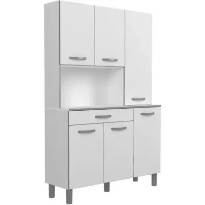 OSLO Buffet de 120 cm - 1 Tiroir et 6 Portes - L 120 x P 40 x H 185 cm OSLO Buffet de 120 cm - 1 Tiroir et 6 Portes - L 120 x P 40 x H 185 cm