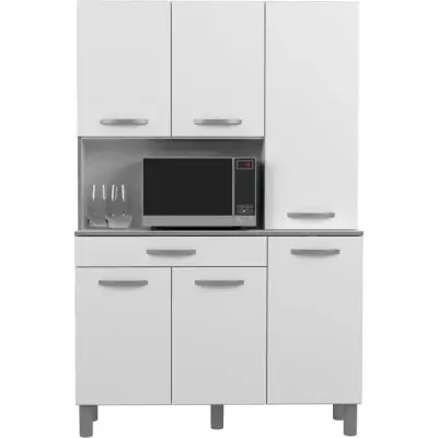 OSLO Buffet de 120 cm - 1 Tiroir et 6 Portes - L 120 x P 40 x H 185 cm OSLO Buffet de 120 cm - 1 Tiroir et 6 Portes - L 120 x P 40 x H 185 cm