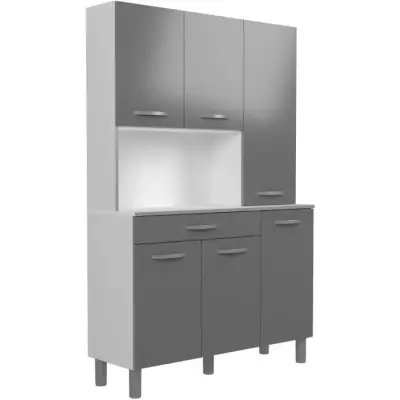 OSLO Buffet de 120 cm - 1 Tiroir et 6 Portes - L 120 x P 40 x H 185 cm OSLO Buffet de 120 cm - 1 Tiroir et 6 Portes - L 120 x P 40 x H 185 cm