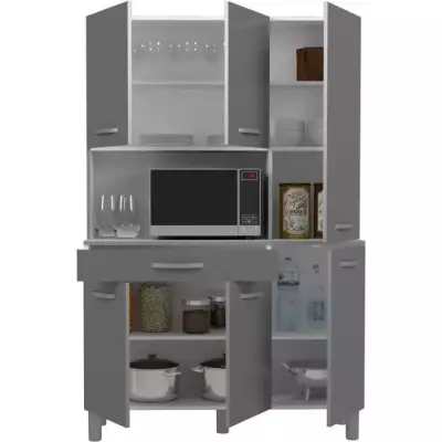 OSLO Buffet de 120 cm - 1 Tiroir et 6 Portes - L 120 x P 40 x H 185 cm OSLO Buffet de 120 cm - 1 Tiroir et 6 Portes - L 120 x P 40 x H 185 cm