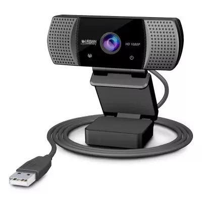 Webcam Urban Factory WHD20UF-V2 Full HD - Qualité vidéo Full HD