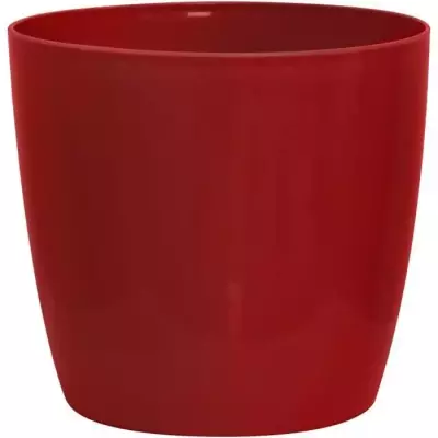 Cache-pot brillant - GARDEN ID - Shiny Rouge avec roulettes - 30 x 27 Cache-pot brillant - GARDEN ID - Shiny Rouge avec roulettes - 30 x 27