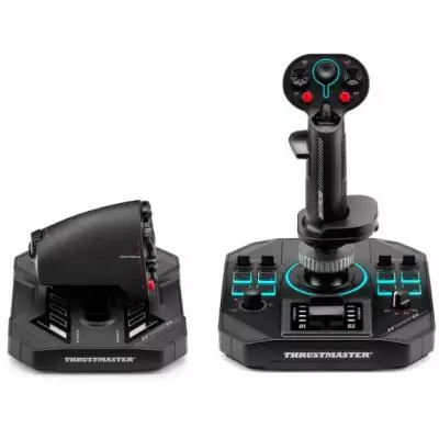Thrustmaster Sol-R 4 HOTAS Noir USB Joystick + levier de commande du moteur Analogique Numérique PC
