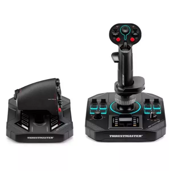 Joystick et de manette des gaz - THRUSTMASTER - Sol-R 4 HOTAS - Technologie HEART