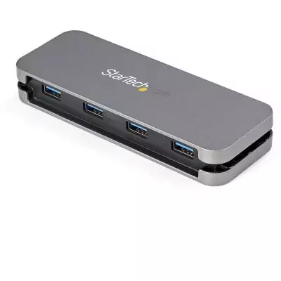 StarTech.com Hub USB 3.0 à 4 Ports - USB-A vers 4x USB-A - Mini Hub USB 3.2 Gen 1 Type-A SuperSpeed 5Gbps - Alimenté par Bus -