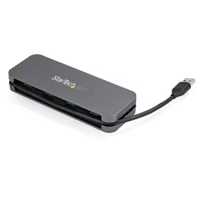 StarTech.com Hub USB 3.0 à 4 Ports - USB-A vers 4x USB-A - Mini Hub USB 3.2 Gen 1 Type-A SuperSpeed 5Gbps - Alimenté par Bus -