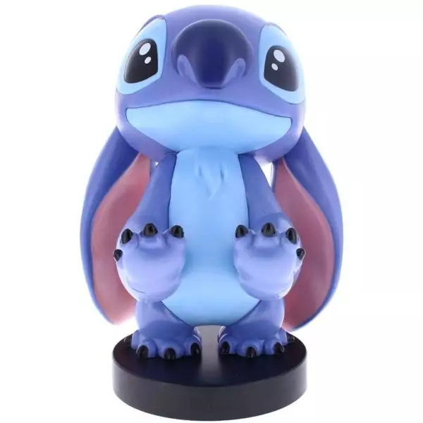 Figurine Disney Stitch - EXQUISITE GAMING - Cable Guys - Support écouteurs, smartphone ou petit accessoire - 20 cm