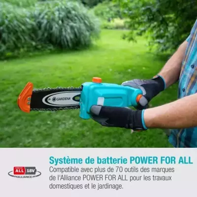 Elagueuse sur perche a batterie GARDENA - TCS 20/18V P4A - 18V - 42 cm Elagueuse sur perche a batterie GARDENA - TCS 20/18V P4A - 18V - 42 cm