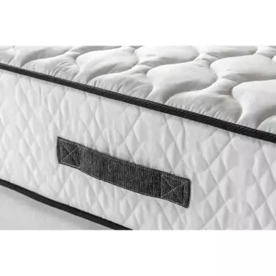 Ensemble matelas + sommier 140 x 190 cm - 580 Ressorts ensachés - 7 z Ensemble matelas + sommier 140 x 190 cm - 580 Ressorts ensachés - 7 z
