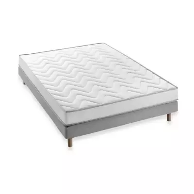 DEKO DREAM Ensemble Memoflex Matelas 140 x 190 cm + sommier - 5 zones