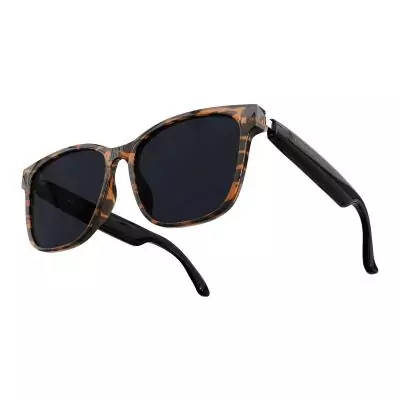 Lunettes de soleil mains libres Bluetooth Urban Music Tortoise Bleu Marron Noir