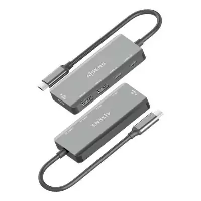 AISENS A109-0946 station d'accueil Avec fil USB 3.2 Gen 1 (3.1 Gen 1) Type-C Gris AISENS A109-0946 station d'accueil Avec fil USB 3.2 Gen 1 (3.1 Gen 1) Type-C Gris