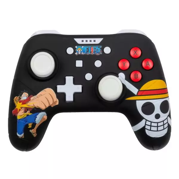 Manette - Konix - One Piece - Filaire - 3 m - Motif Luffy - Nintendo Switch