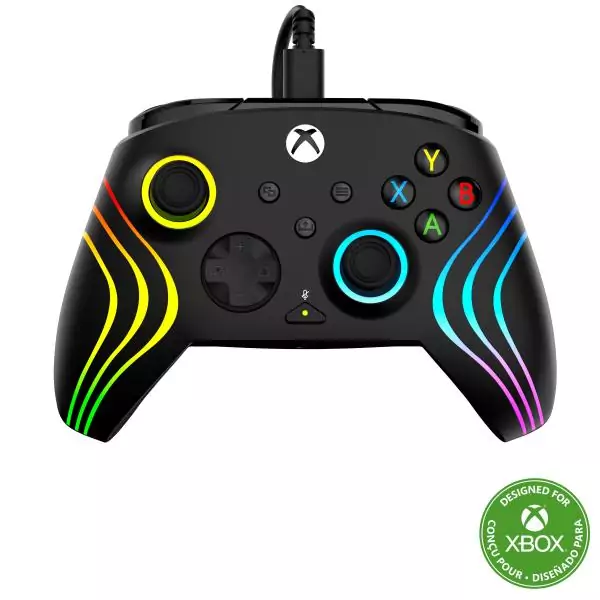 Manette de jeu RGB filaire - TURTLE BEACH - TBC-2002-05 - Afterglow™ Wave - Noir - Xbox/PC