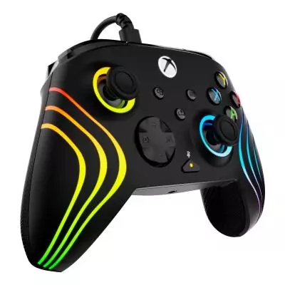 Turtle Beach Afterglow Wave Controller Noir Manette de jeu RGB filaire - Licence pour Xbox Series XS, Xbox One et Windows -