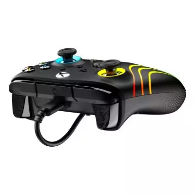Turtle Beach Afterglow Wave Controller Noir Manette de jeu RGB filaire - Licence pour Xbox Series XS, Xbox One et Windows -