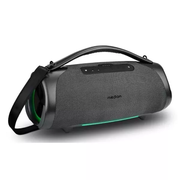 Enceinte Bluetooth - MEDION - XL - 100W RMS - Autonomie 30h - Protection IPX7 - RGB