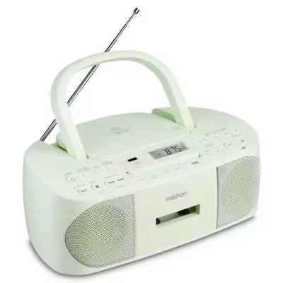 MEDION LIFE E65010 Analogique et numérique 6 W PLL Couleur menthe Lecture de MP3