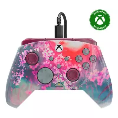 Turtle Beach Rematch Advanced Kyoto Bloom Manette de jeu filaire - Licence Xbox Series XS, Xbox One et PC avec Lenticulaire,