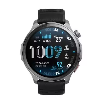 Amazfit Balance 2 XT 3,81 cm (1.5") AMOLED Numérique 480 x 480 pixels Écran tactile Noir Wifi GPS (satellite)
